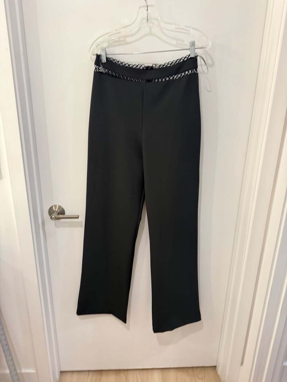 Karina Grimaldi Pants Size M Black - Picture 3 of 10